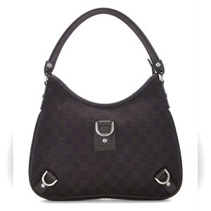 Gucci Brown Monogram Canvas Hobo